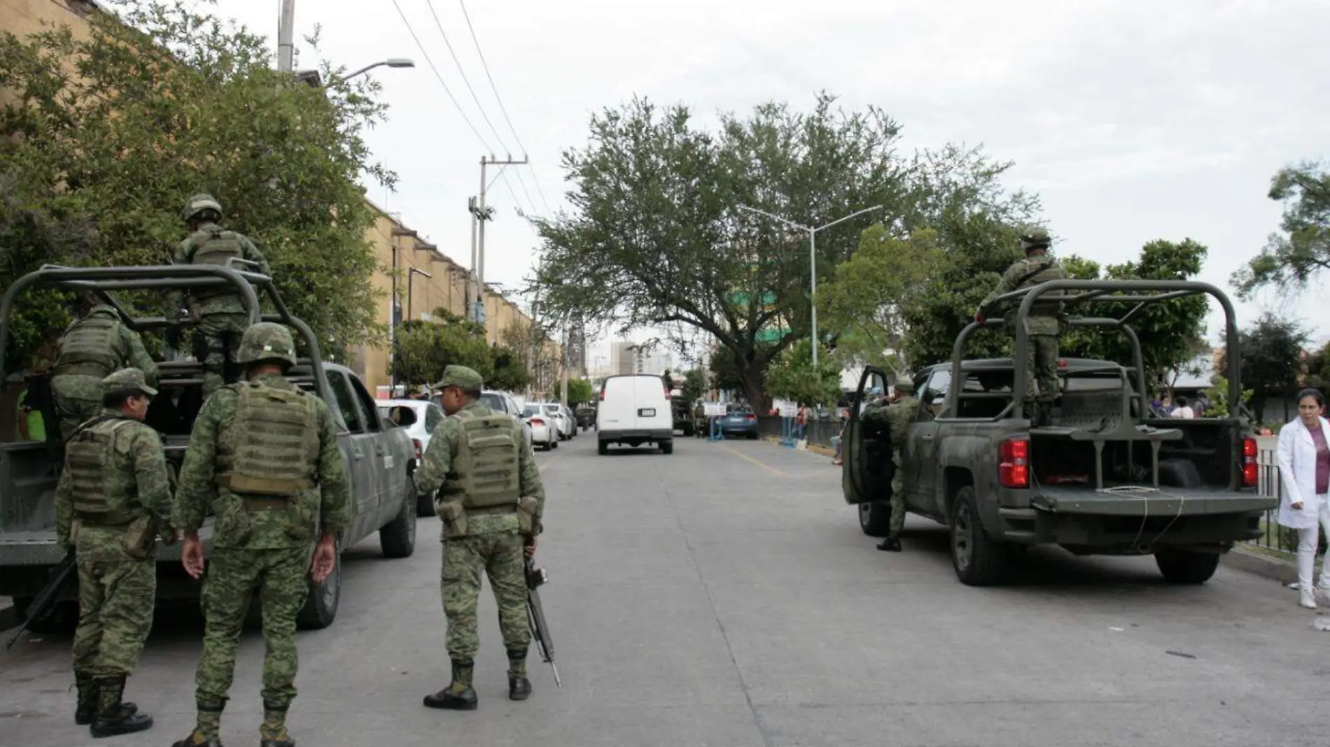 Ejercito en el Hospital Civil